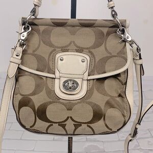 Coach 70th Anniversary Willis Signature C canvas leather crossbody Ltd Ed Willis